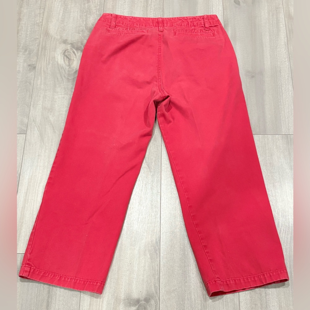 GAP Red Capri Pants Size 4 - Picture 2 of 5